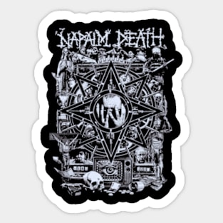 Napalm Death new 5 Sticker